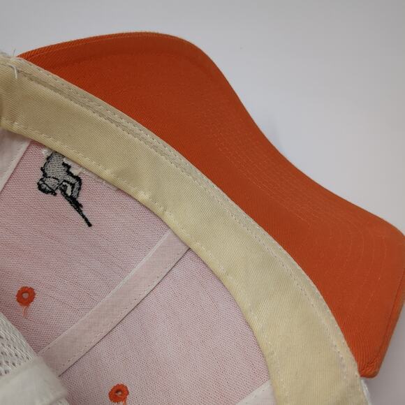 LCGC Snapback Trucker Hat Orange One Size Adjustable Mesh Back Richardson - Picture 7 of 9